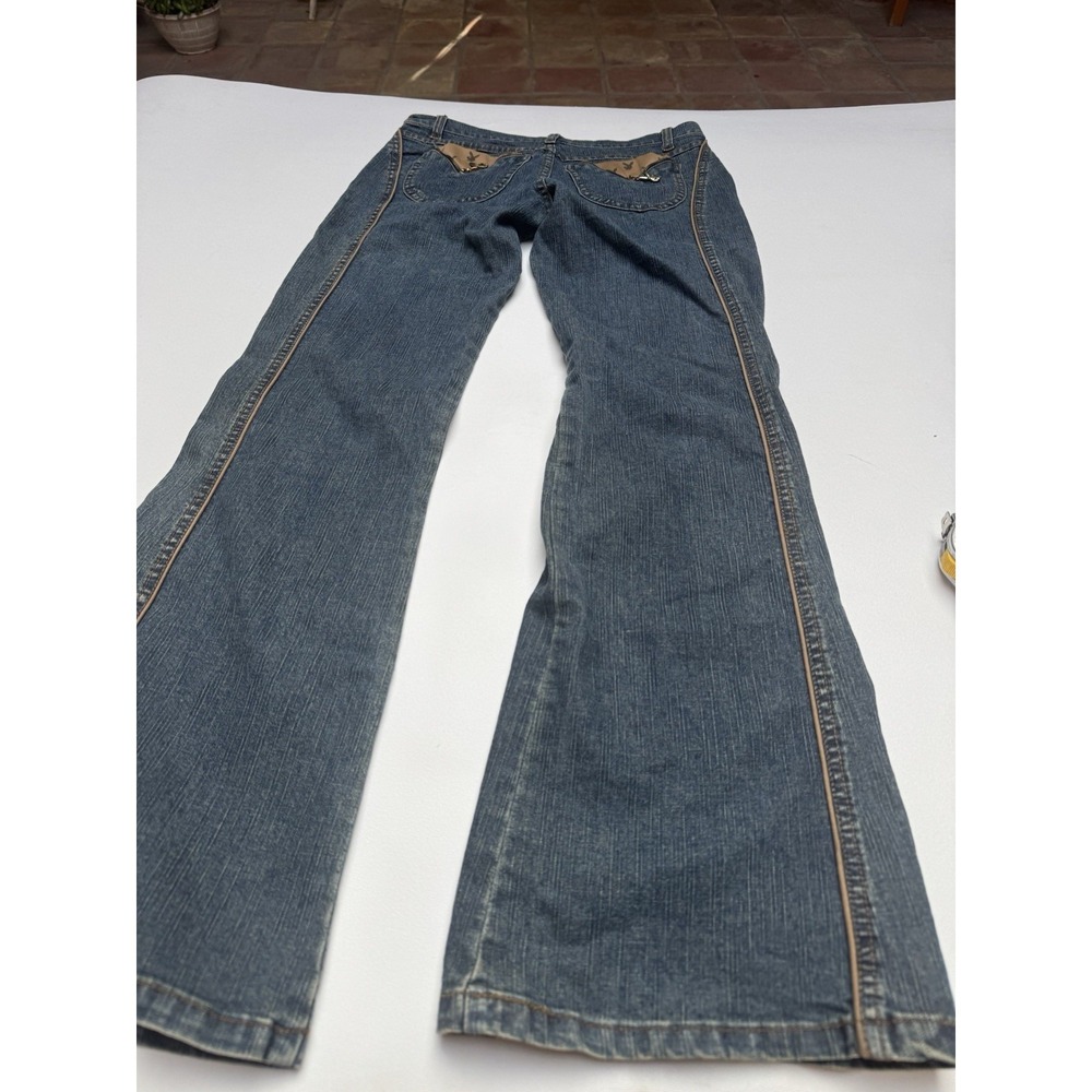 RARE Playboy Women Jeans Size 5 Y2K Vintage Coquette Western